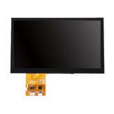 7 hüvelykes LVDS 1024x600 HD LCD képernyő IPS Teljes látószögű Érintőképernyős kapacitív G + G USB interfész Ipari kijelző