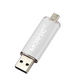 MORIC USB Flash Drive Metal Pen Drive Pendrive 32GB 64GB 128GB OTG Colorful External Storage Micro USB Disk Memory Stick Flash Drive