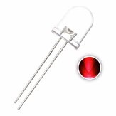 50pcs 10mm Red LED Diode Water Clear 20mA 2V 620-625nm Round Through Hole Light Emitting Lamp
