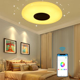 Moder LED mennyezeti lámpa Bluetooth zeneszólóval és RGB alkalmazás távirányítással