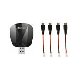 Eachine E520 E520S RC Drone Quadcopter Reserveonderdelen 4-IN-1 USB-oplader Oplaaddoos met 4Pcs Android-adapterkabel