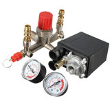 Регулятор давления насоса для компрессора воздуха клапана переключения манометра нагруженности