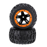 2 pièces pneus roues jantes pour HBX 16889 1/16 pièces de rechange de véhicules de voiture RC M16038