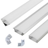 Supporto a canale in alluminio a forma di U/V/YW da 1M per barra luce a strisce LED sotto luce armadio