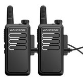 Walkie talkie portátil Baofeng BF-C9 de 2 piezas, comunicador USB, radio de dos vías UHF de 400-470 MHz
