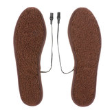 Elektromos melegítő talpbetét cipővel és zoknival a téli időszakra, USB-csatlakozóval