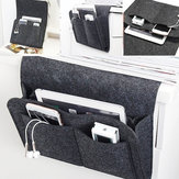 32x20x10cm Felt Bedside Sofa Storage Bag Remote Book Phone Hanging Parts Storage Box