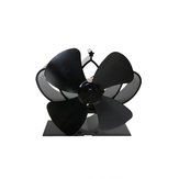 IPRee® YL201 Mini 4 Jiletler Şömine Fanı 1100 rpm Rüzgar Hızı 130-180CFM Rüzgar Hacmi Odun Sobası Soba Termal Isı Gücü Fanı