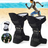 Paar knieondersteuning Power Lift Spring Joint Brace Pads Ademende kniebeschermer Fitness Sportbeschermer