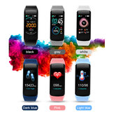 XANES® C8 1.08'' ekran kolorowy IPS wodoodporny Smartwatch Monitor ciśnienia krwi spO2 Wibracja połączeń Bransoleta do sportów i fitnessu