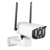PTZ-IP-Kamera mit 4X-Zoom in Vollfarbe, 1080P, WiFi, Nachtsicht, Zwei-Wege-Audio, CCTV im Freien, SD-Karte und IR-Sensor bis 50 Meter