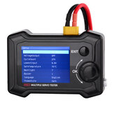 ToolkitRC ST8 8CH 100W 2A 7-28V LCDサーボ特別テスターPWM/PPM/SBUS信号スピードライナーステップサーボアナライザー、4ウェイ独立プログラム信号付き