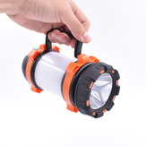 650LM 4800mah Long Range Rechargeable LED Flashlight Super Bright Lantern Portable Fishing Searching Light