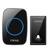 Campanello wireless CACAZI FA60 autoalimentato impermeabile intelligente per porte di casa