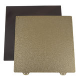 Магнитный наклейка B поверхностью 300x300 мм с двойной текстурой из золотистого порошкового стального листа PEI для 3D-принтера CR-10/10S