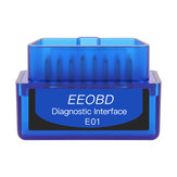 EEOBD E01 ELM327 BT3.0 bluetooth Diagnostisch Interface Gereedschap OBD2 Scanner Foutcodelezer voor 12V Auto