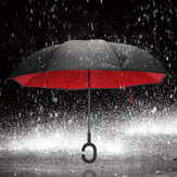 UB-1 Creative Reverse Double Layer Umbrella Folding Inverted Windproof Car Standing Rain Protection