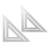 Regla de triángulo rectángulo de aleación de aluminio de 12 pulgadas