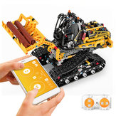 MoFun DIY 2.4G Block Building Programmeerbare APP / Stick Control Spraakinteractie Smart RC Robot Car
