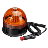 Luz de advertencia de señal de tractor estroboscópica de color ámbar intermitente giratoria magnética de techo con 40 LED de 12-24V CC