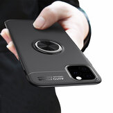 Bakeey 360-Grad-drehbare magnetische Ringhalterung weiche Silikon-Schockresistente Schutzhülle für iPhone 11 Pro Max 6,5 Zoll