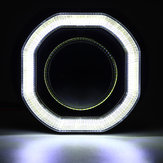 2,5 Incn Auto COB LED Angel Eyes Halo Scheinwerfer Tagfahrlicht DRL HID Xenon Projektor Objektiv Satz Platz Für RHD