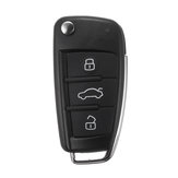 3 Buttons Car Remote Key Fob Case Shell With Battery for Audi A3 A4 A6 A8 Q7 TT