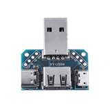 USB-adapterbord man op vrouwelijke micro Type-C 4P 2.54 mm USB4-moduleconverter