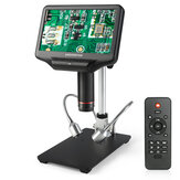 Andonstar AD407 3D HDMI mikroskop cyfrowy 7 cal ekran elektroniczny mikroskop lutowniczy do naprawy telefonu z regulowanym stojakiem