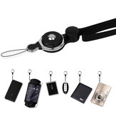 Bakeey 2 in 1 Detachable Universal Phone Ring Holder & Neck Strap Phone Lanyard Work Permit Badge Key Rope for All Smartphone