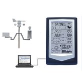 WS1040 Profesyonel Hava İstasyonu PC Bağlantısı Ev Kablosuz Termometre Higrometre Barometrik Basınç Hava Tahmini