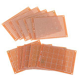 30 قطعة لوحة PCB العالمية بحجم 5x7 سم وبفجوة 2.54 مم للبروتوتايب DIY لوحة الدوائر المطبوعة من الورق لوحة جانبية فردية