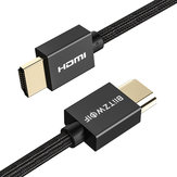 BlitzWolf BW-HDC1 Câble multimédia haute définition HDMI A-A 4K@60Hz HD compatible 3D 18 Gbps Large compatibilité Câble audio vidéo pour PC TV 1M 1.8M