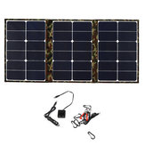 110W 18V Foldable Sunpower Solar Panel Charger Solar Power Bank USB Camouflage Backpack for Camping Hiking