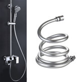 1.5/2/3M 1/2'' PVC Smooth High Pressure Water Shower Hose 360 Degree Swivel Long Hose for Bath Handheld Shower Head 