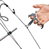 Archery Bow Release 3/4 Finger Grip Thumb Caliper Trigger Automatic Closure Dispenser