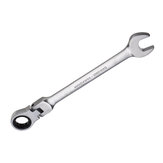 24 mm CR-V Steel Flexible Head Ratchet Гаечный ключ Metric Spanner Open End & Ring Гаечный ключes Tool 