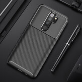 Para Xiaomi Redmi Note 8 Pro Case Bakeey Luxury Carbon Fiber Shockproof Silicone Caixa protetora Non-original