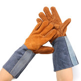 Γάντια συγκόλλησης Γάντια από μαλακό δέρμα βοοειδών για προστασία εργαλείων χεριών