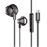 M28i Type-c In-ear Metal Magnético Fone de Ouvido Baixo Estéreo Esportivo Com fio Fones de ouvido para Huawei 