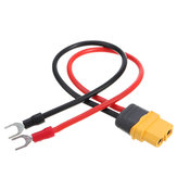 20cm XT60 16AWG Cable adaptador para ISDT Q6 Q8 ToolkitRC M6 Fuente de alimentación 