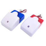 Mini lampe d'alarme sonore de sirène stroboscopique clignotant rouge bleu indicateur lumineux filaire 12 V 24 V 220 V 110DB