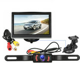 5 Zoll 170 Grad Auto Wireless LCD Monitor Rückfahrkamera und Monitor Satz Auto DVD-Player Nachtsicht wasserdicht