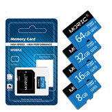 MORIC Carte mémoire 32GB 64GB Carte 128 Go TF Carte à puce U3 U1 CLASS10 TF Flash Carte pour Smart Phone Carte mémoire sécurisée numérique