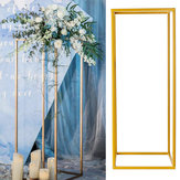 Цветочный стеллаж Свадебное металлическое искусство Геометрическая колонна Ваза Подставка Декорация для вечеринки