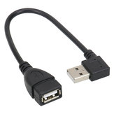 Bakeey Standard USB 3.0 High Speed Transfer Elbow Extension Adapter Data Cable For TV PC