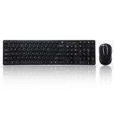 800-1200-1600 DPI Ρυθμιζόμενο 2.4 GHZ Wireless Chocolate Keycaps Keyboard και Mouse Combo για Play Gaming Office