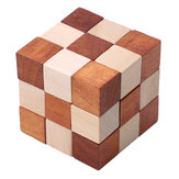 木製のコンミンロックゲームおもちゃIQブレインティザー組み合わせ早期教育パズルおもちゃ