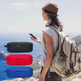 Bakeey Portable Antichoc Sale Sale Silicone Sans Fil Bluetooth Cas de Stockage des Écouteurs avec Porte-clés pour QCY T5