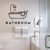 FX47 наклейка на ванную комнату, творческий душевой кабинет, DIY ванна водонепроницаемая фоновая наклейка на дверь, украшение туалета ванной комнаты